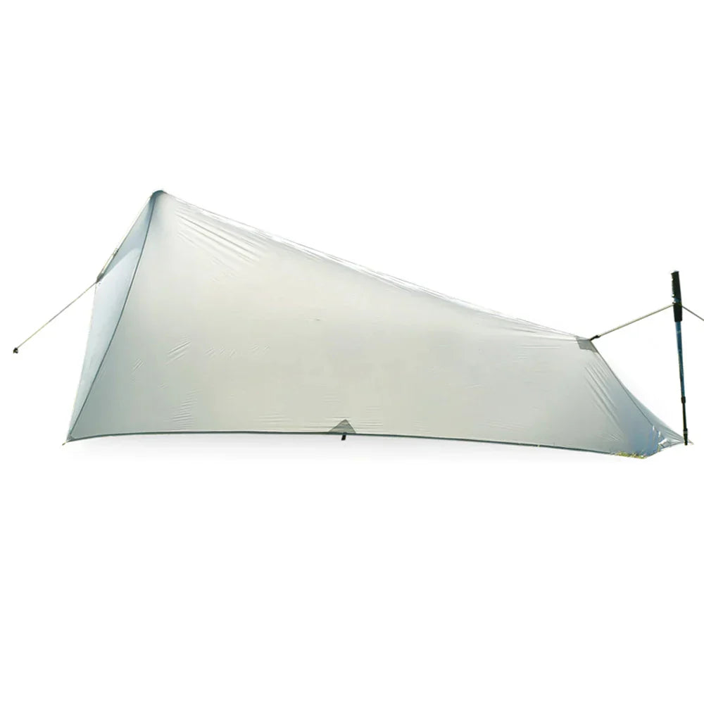 Ultra-Light Waterproof Camping Rainfly Tent Tarp Canopy (White)-3