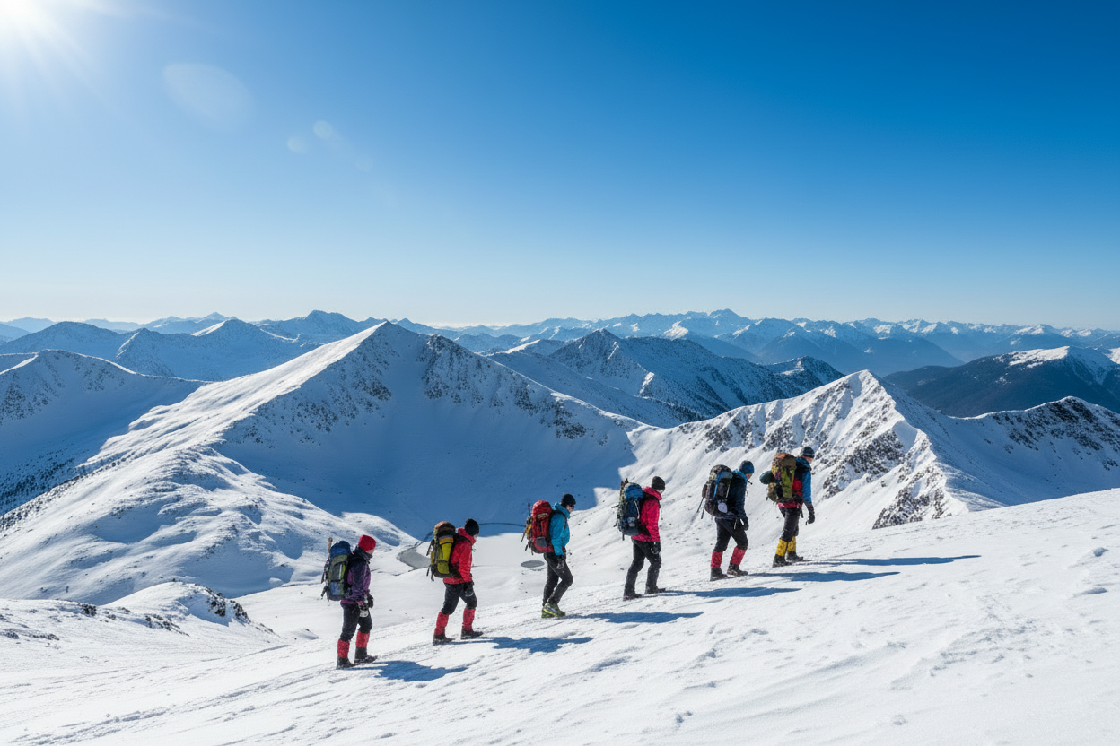 Add a group of people walking by